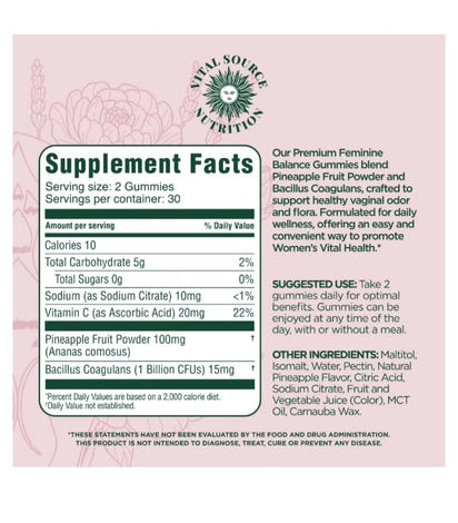 Premium Feminine Balance Gummies